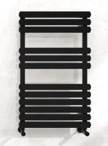   AREZZO design FLAT BLACK 800x500 törölközőszárítós radiátor AR-FB8050