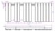AREZZO design HORIZONT WHITE 1355x550 törölközőszárítós radiátor AR-HW13555