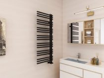   AREZZO design LINEAR BLACK 1200x500 törölközőszárító radiátor AR-LR12050B