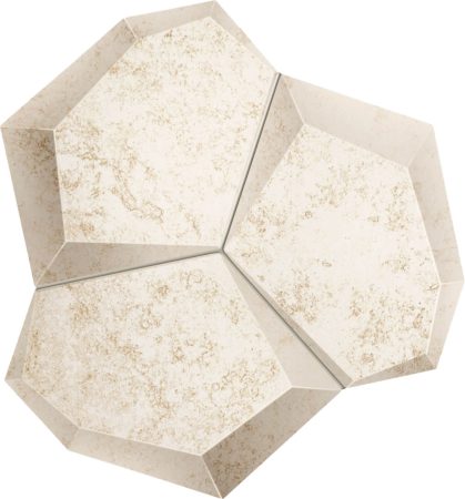Arte Alabaster Shine White Mosaic 21x19