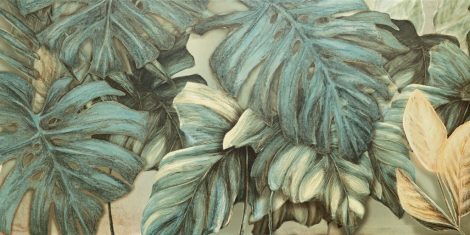 Arte Element 1 Alabaster Shine leaves B 59,8x119,8
