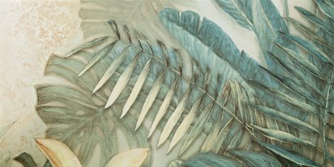 Arte Element 2 Alabaster Shine leaves A 59,8x119,8