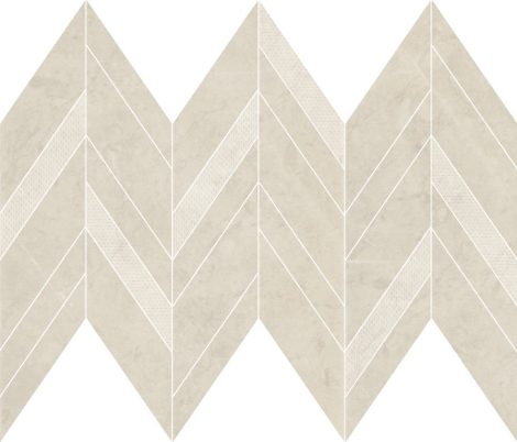 CERSANIT WD1016-013 MANZILA BEIGE CHEVRON MIX MOSAIC MATT 25,5x29,8