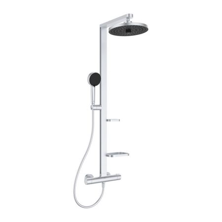 DEAL STANDARD BD583SI CERATHERM ALU+ TERMOSZTÁTOS ZUHANYRENDSZER, SILVER