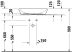 Duravit 2372600070 D-Neo Ovális Mosdó, 60cm