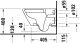 Duravit 2578090000 D-Neo Öblítőperem nélküli Duravit Rimless® fali WC, látható rögzítéssel