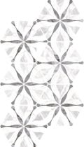 Equipe Bardiglio Hexagon Flower 17,5x20