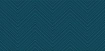 Flame Blue Chewron 30x60