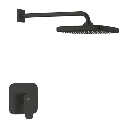 GROHE 1053342430 Cubeo Rejtett zuhanyrendszer Tempesta 250 fejzuhannyal, matte black GROHE 1053342430 Cubeo Rejtett zuhanyrendszer Tempesta 250 fejzuhannyal, matte black