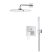 Grohe 25289000 Eurocube Rejtett zuhanyrendszer Tempesta 250 Cube-val 