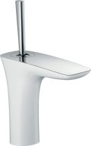   Hansgrohe 15074400 PuraVida Egykaros mosdócsaptelep 110 automata lefolyó-garnitúrával fehér/króm