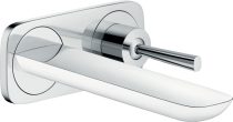   Hansgrohe15084400 PuraVida Egykaros mosdócsaptelep falsík alatti szereléshez, 16,5 cm-es kifolyóval, fali szereléshez, fehér/króm