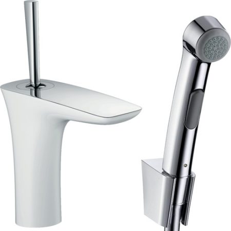 Hansgrohe 15275400 PuraVida Egykaros mosdócsaptelep bidette kézizuhannyal és 160 cm zuhanycsővel