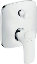   Hansgrohe 15445400 PuraVida Egykaros kádcsaptelep falsík alatti szereléshez, fehér/króm