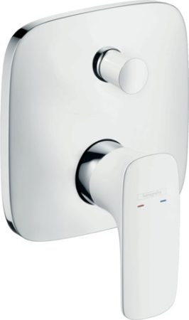 Hansgrohe 15445400 PuraVida Egykaros kádcsaptelep falsík alatti szereléshez, fehér/króm