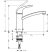 Hansgrohe 31780000 Focus E egykaros konyhai csaptelep