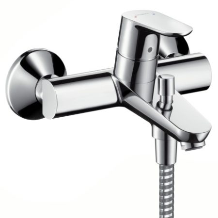 Hansgrohe 3194000 Focus E2 egykaros kádcsaptelep DN15 falsíkon kívüli szereléshez, króm