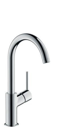 Hansgrohe 32080000 Talis Egykaros mosdócsaptelep 210 push-open lefolyó-garnitúrával és rögzített kifolyóval