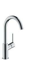   Hansgrohe 32084000 Talis Egykaros mosdócsaptelep 210 automata lefolyó-garnitúrával és 120°-ban elforgatható kifolyóval