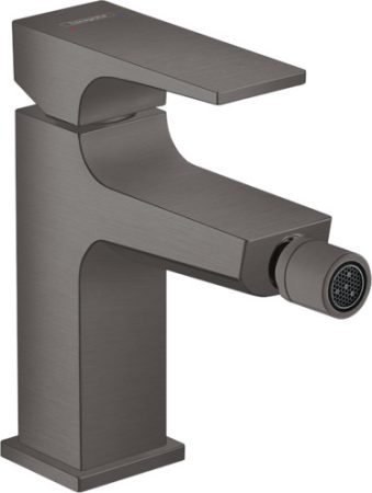 Hansgrohe 32520340 Metropol Egykaros bidécsaptelepl, push-open lefolyó-garnitúrával, szálcsiszolt fekete/króm