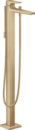 Hansgrohe 32532140 Metropol Egykaros kádcsaptelep szabadonálló karos fogantyúval, szálcsiszolt bronz