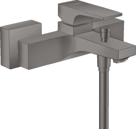 Hansgrohe 32540340 Metropol Egykaros kádcsaptelep karos fogantyúval, szálcsiszolt fekete/króm