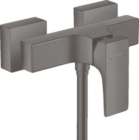 Hansgrohe 32560340 Metropol Egykaros zuhanycsaptelep karos fogantyúval, szálcsiszolt fekete/króm