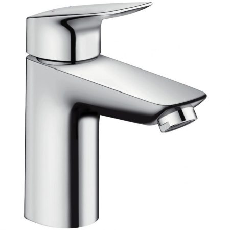 Hansgrohe 71100000 Logis egykaros mosdócsaptelep 100, automata lefolyó-garnitúrával, króm