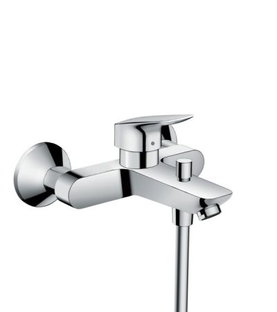 Hansgrohe 71401000 Logis Egykaros kádcsaptelep falsíkon kívüli szereléshez kerámiabetét kétféle átfolyási mennyiséggel