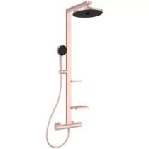   IDEAL STANDARD CERATHERM ALU+ TERMOSZTÁTOS ZUHANYRENDSZER, SZATÉN ROSE