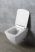 ISVEA 10PL02007-DL PURITY fali WC bidé zuhannyal, 35x55,5cm 