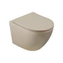  Invena CE-71-008-Y TAVRO Fali WC, "QFS" soft-close ülőkével, cappuccino színű