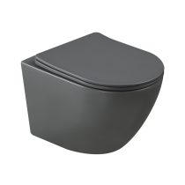   Invena CE-71-007-Y TAVRO Fali WC "QFS" soft-close ülőkével, szürke