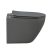 Invena CE-71-007-Y TAVRO Fali WC "QFS" soft-close ülőkével, szürke