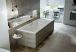 M-acryl Sabina Pro egyenes akril 160x75 kád+láb