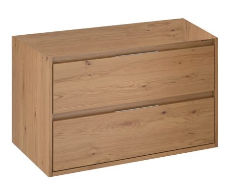 Mofém F46208X28NW EVO 2 fiókos fali mosdószekrény 80x45, Roble Honey színben