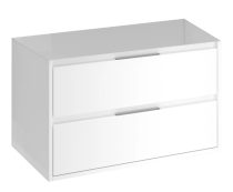   Mofém F46208X28W2 Evo 2 fiókos fali mosdószekrény 80x45, fényes fehér 