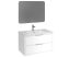 Mofém F46208X28W2 Evo 2 fiókos fali mosdószekrény 80x45, fényes fehér 