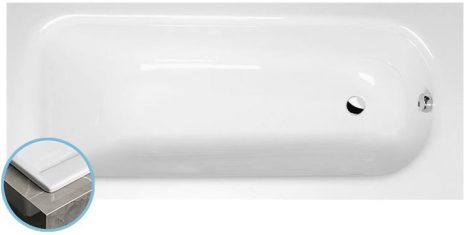POLYSAN LAURA SLIM kád, 160x70x39cm (24611S)