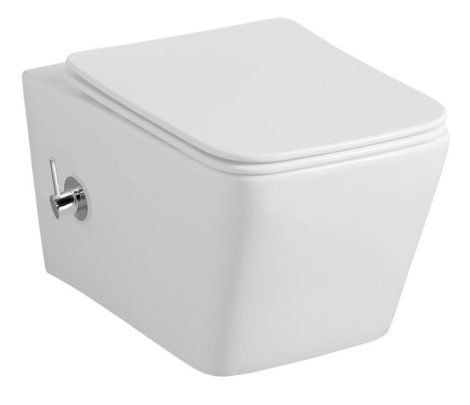 PORTO  PZ102RX RIMLESS fali WC, bidézuhannyal, csapteleppel, 36x52cm 