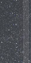   Paradyz Moondust Antracite Stopnica Prosta Nacinana Mat. 29,8X59,8