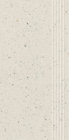 Paradyz Moondust Bianco Stopnica Prosta Nacinana Mat. 29,8X59,8