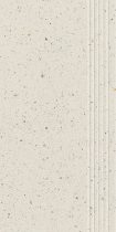   Paradyz Moondust Bianco Stopnica Prosta Nacinana Półpoler 29,8X59,8