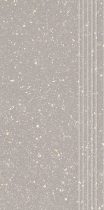   Paradyz Moondust Silver Stopnica Prosta Nacinana Poler 29,8X59,8
