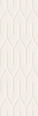 Paradyz Nightwish Bianco B Struktura Rekt. 25x75