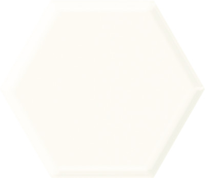 Paradyz Uniwersalny Heksagon White Struktura  19.8x17.1