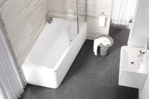 Ravak 10° akril aszimmetrikus fürdőkád 