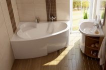 Ravak Asymmetric akril aszimmetrikus fürdőkád 