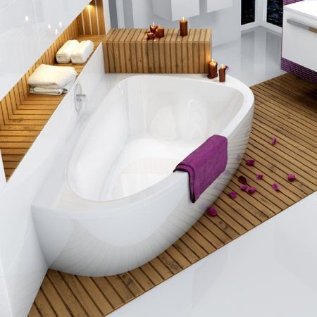 Ravak LoveStory II akril aszimmetrikus fürdőkád 