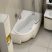 Ravak Rosa 95 akril aszimmetrikus fürdőkád 